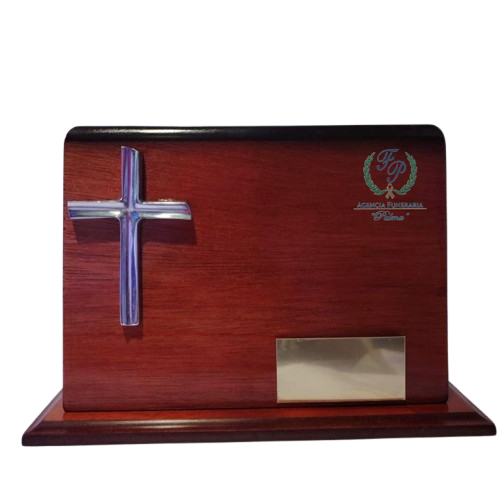 Urna Madera Cruz | Agencia Funeraria Palma
